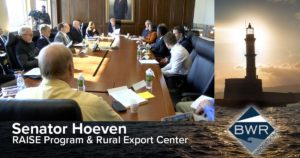 Senator John Hoeven discusses the RAISE Program with rural business leaders